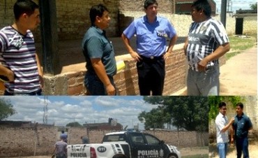Visita de bomberos  en TACO POZO 