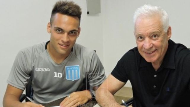 Racing blindó a Lautaro Martínez en 20 millones de euros