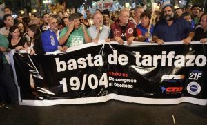 Marcha contra el tarifazo: definen detalles