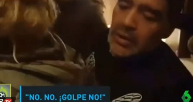 De Maradona a periodista: 