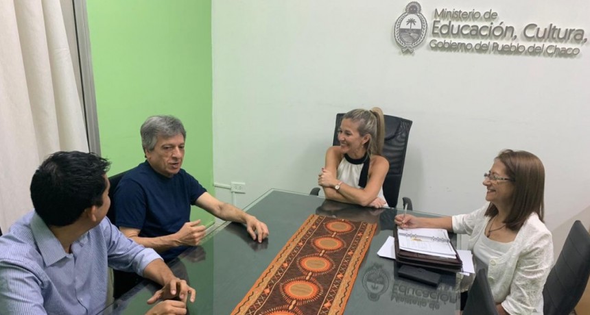 CARLOS IBÁÑEZ COORDINO ACCIONES  CON LA MINISTRA DANIELA TORRENTE 
