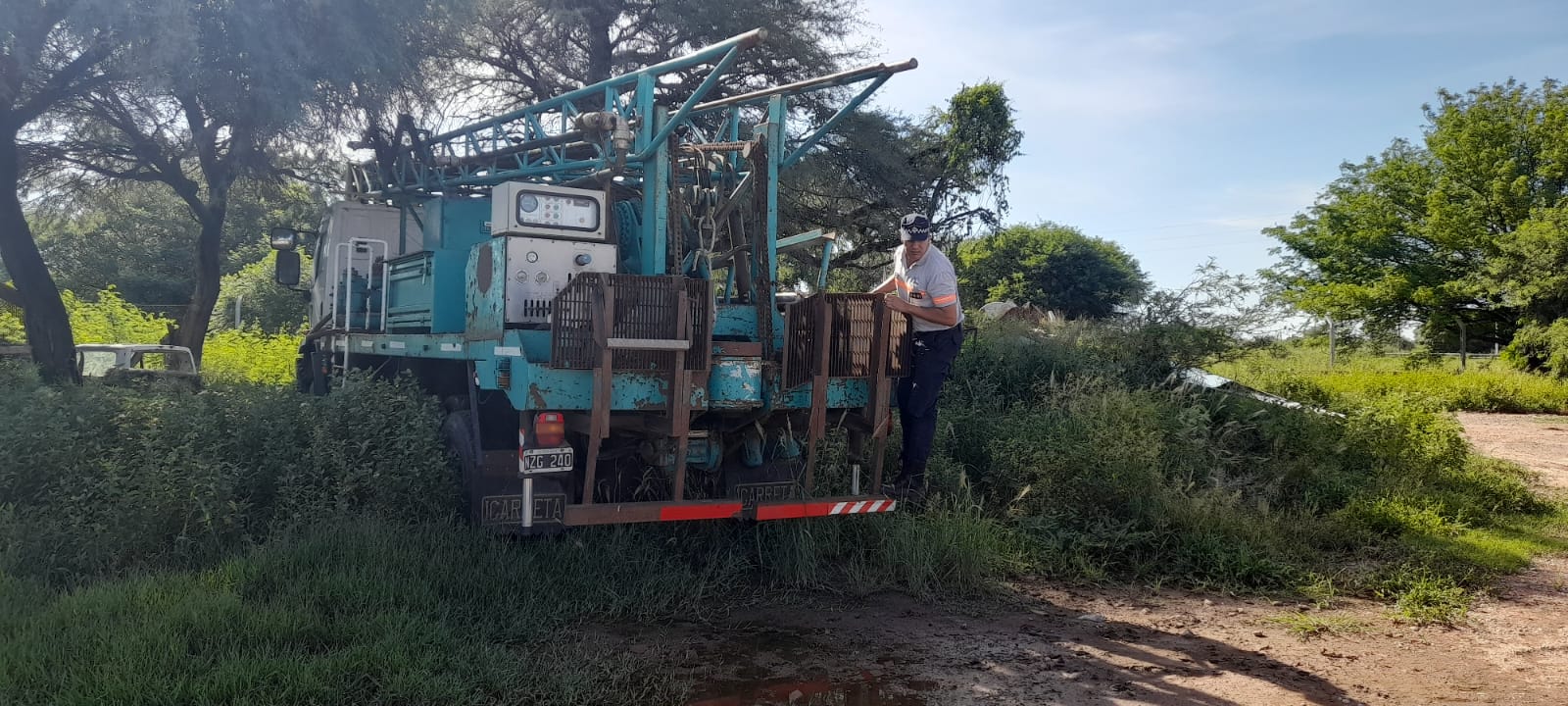 Taco Pozo: la Policía evitó la venta ilegal de una máquina de perforación del Estado provincial
