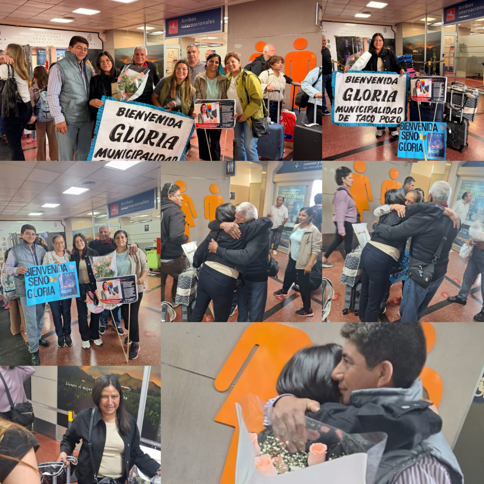 *¡Bienvenida a casa, Gloria!*