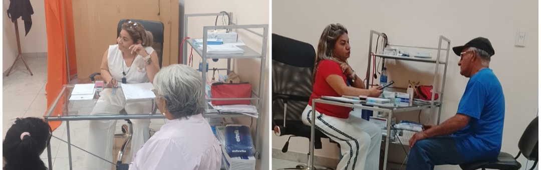 Atención Médica gratuita a los vecinos.
