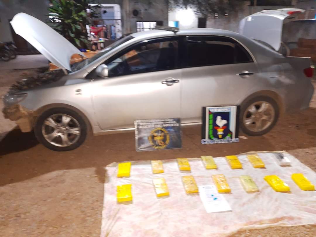 Taco Pozo: detienen a dos vehículos en la Ruta Nº16 y secuestran 14 kilos de cocaína