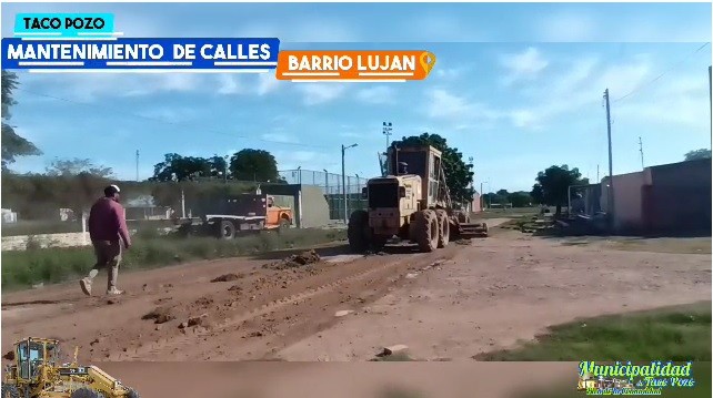 La Municipalidad comenzó con las tareas de arreglo de calles en la zona  sur del pueblo 