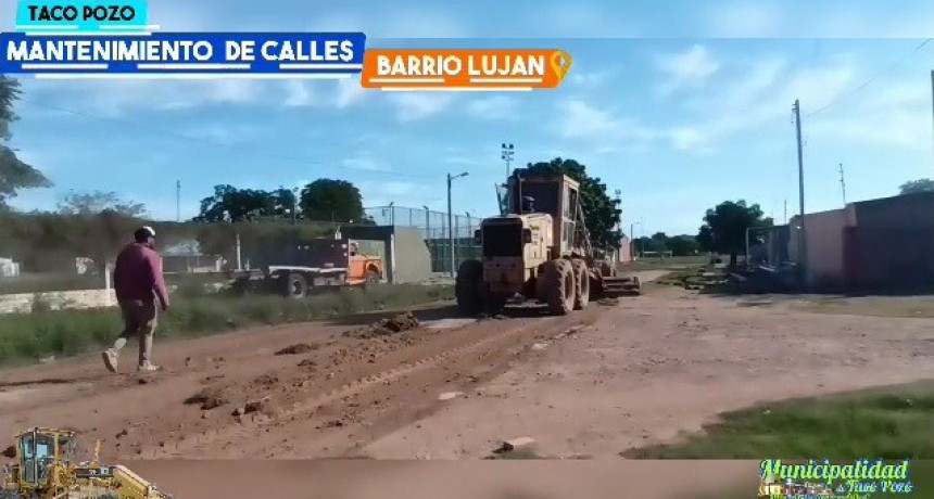 La Municipalidad comenzó con las tareas de arreglo de calles en la zona  sur del pueblo 