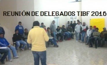 REUNIÓN DE DELEGADOS DEL TIBF 2016 