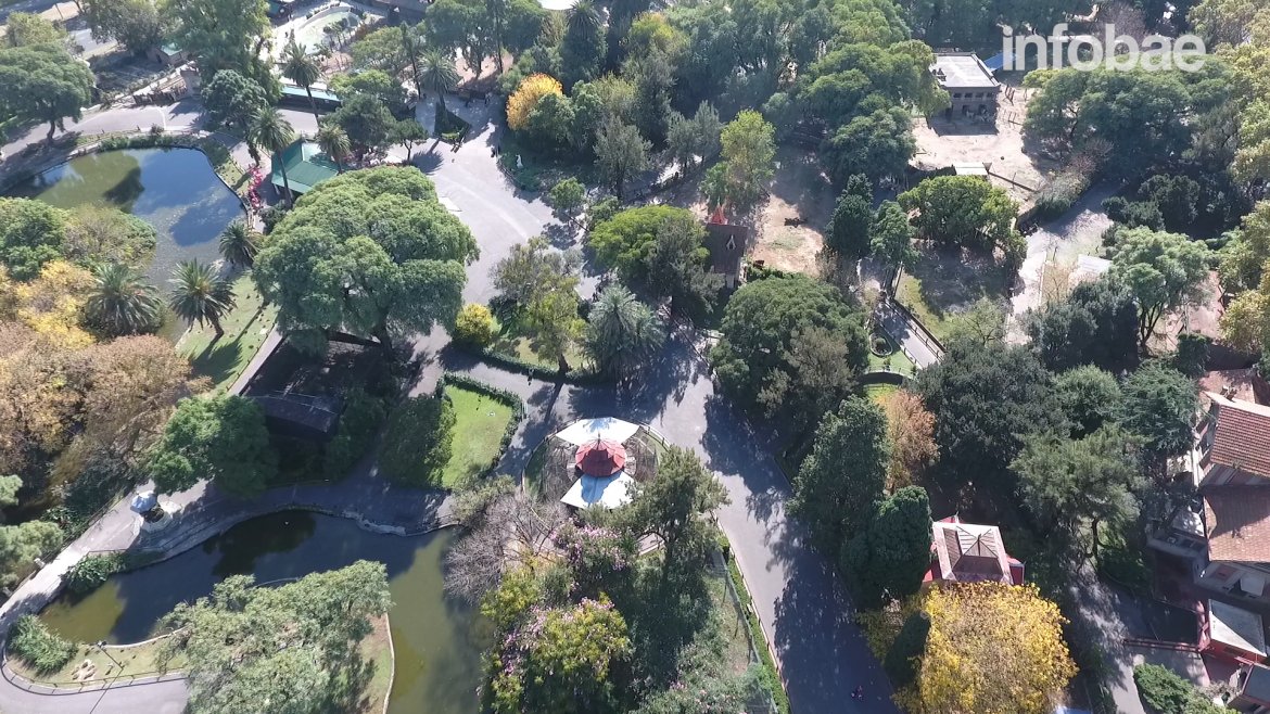 Así se ve el zoológico porteño desde un drone