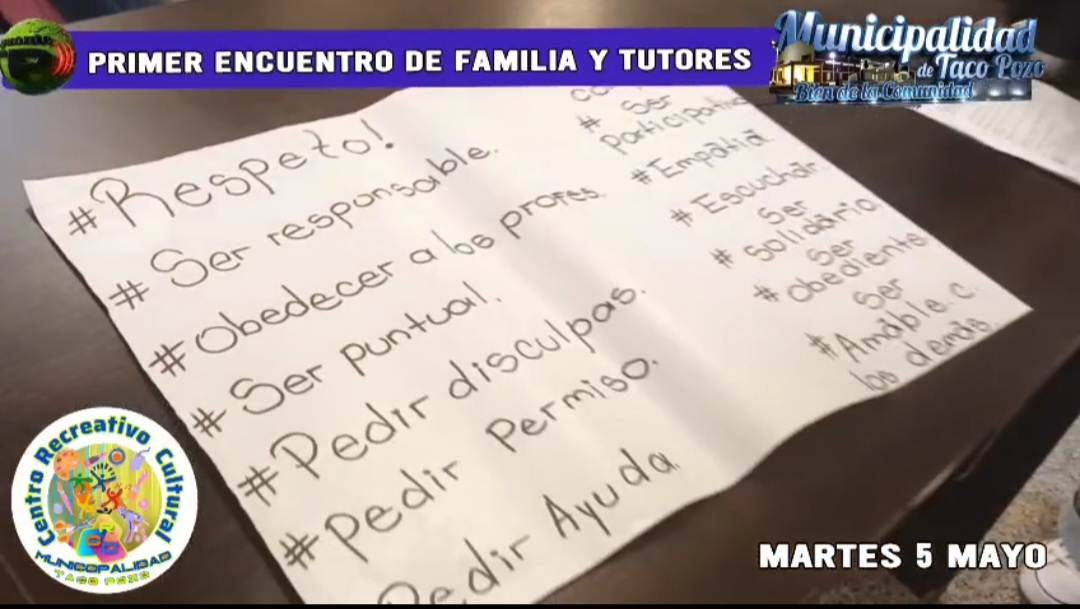 ENCUENTRO DE FAMILIAS Y TUTORES EN EL CENTRO RECREATIVO