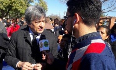 CARLOS IBÁÑEZ PARTICIPO DEL ACTO DÍA DE LA BANDERA 