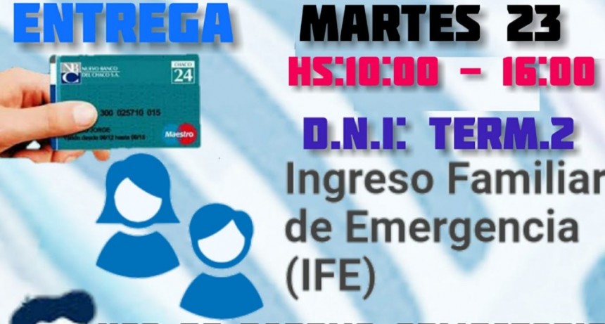 Continúa hoy martes la entrega de tarjetas de débito para beneficios IFE