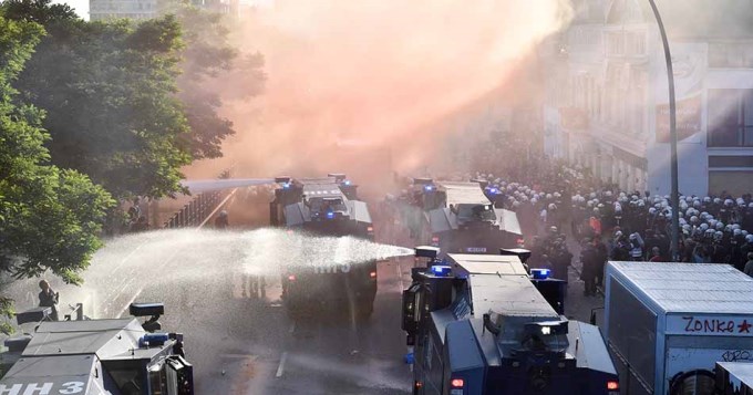 Graves incidentes en la cumbre del G-20 en Alemania