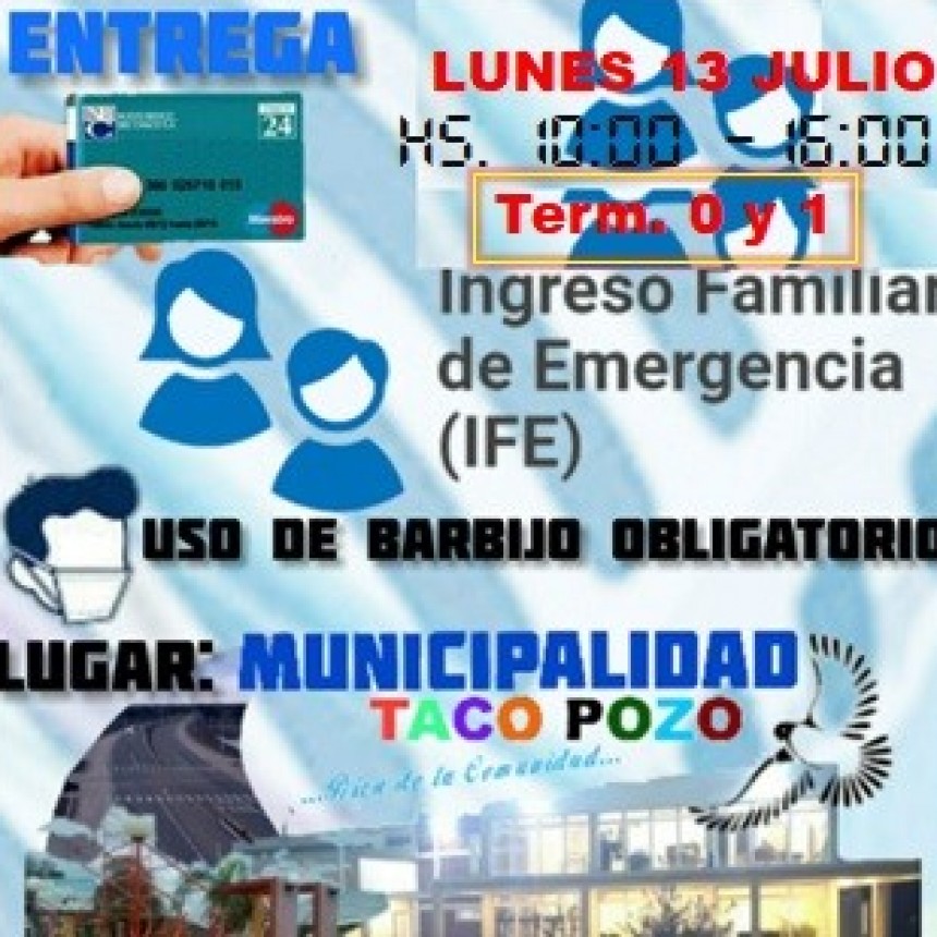 Se reinicia este lunes la entrega de tarjetas de débito Chaco 24 para beneficios IFE