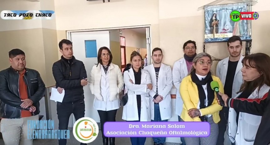 SALUD PÚBLICA Operativos para detectar patologías visuales en Pampa del Infierno y Taco Pozo