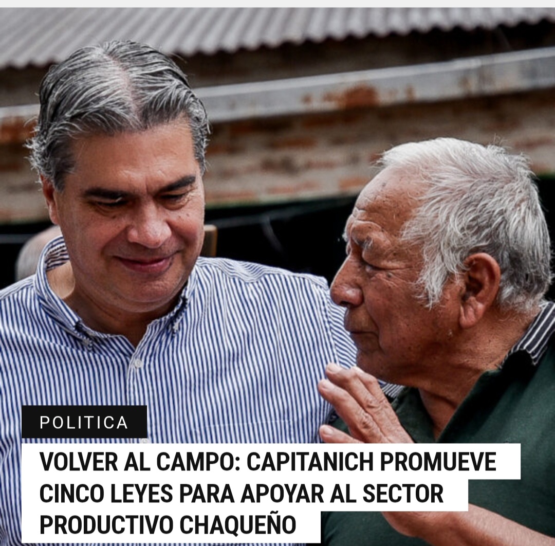 Volver al campo: Capitanich promueve cinco leyes para apoyar al sector productivo chaqueño