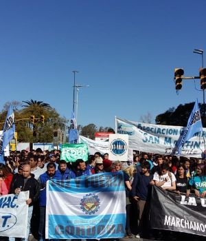 Multitudinaria movilización contra el ajuste en las universidades públicas