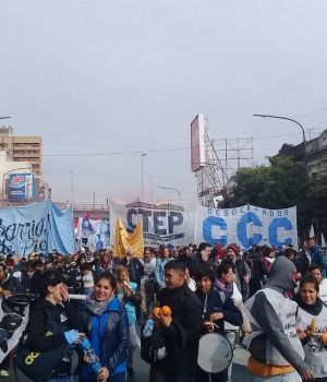 Organizaciones sociales marcharon contra el ajuste y el FMI