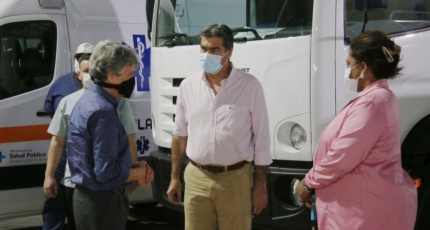 CAPITANICH ENTREGÓ EQUIPAMIENTO Y LLAMÓ A FORTALECER LA CAPACIDAD INSTITUCIONAL DE LOS MUNICIPIOS EN VÍSPERAS DEL 85° ANIVERSARIO DE TACO POZO