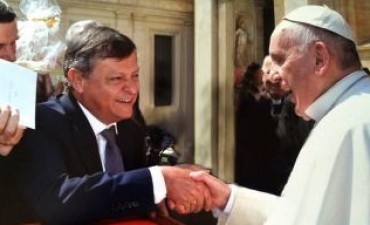 18.10.2016 | Gobernación  PEPPO PARTICIPARÁ DE UNA MISA PRIVADA CON EL PAPA FRANCISCO