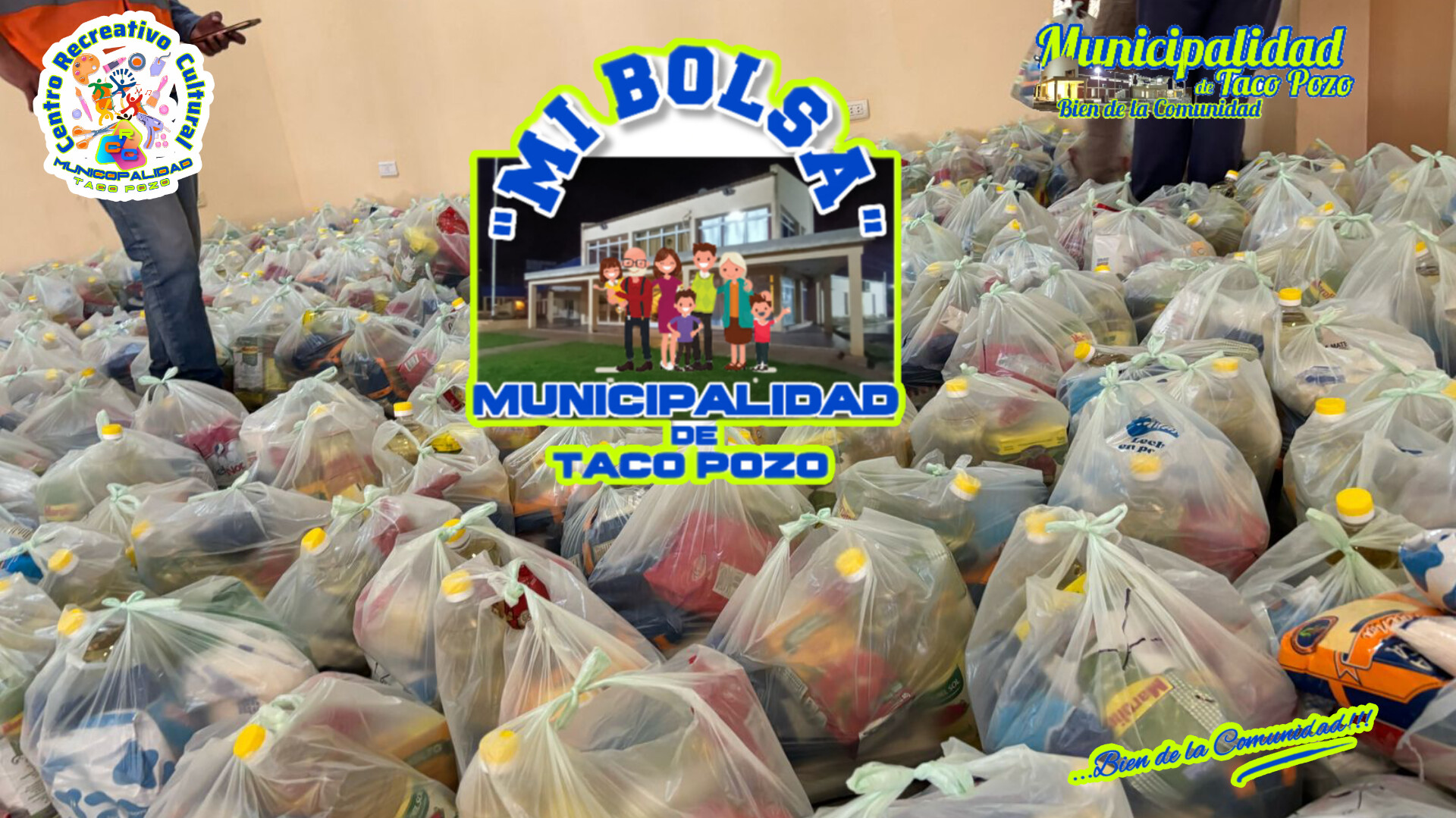 El Municipio* realizó la quinta entrega del año del Programa de soporte alimentario social *